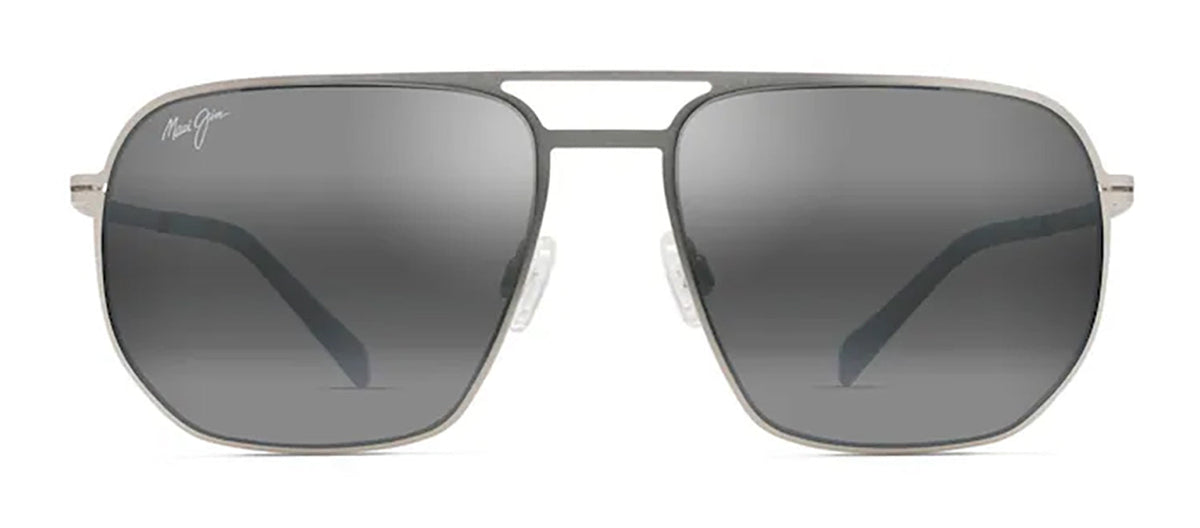 Maui Jim SHARKS COVE MJ 605-17 Navigator Polarized Sunglasses - Silver