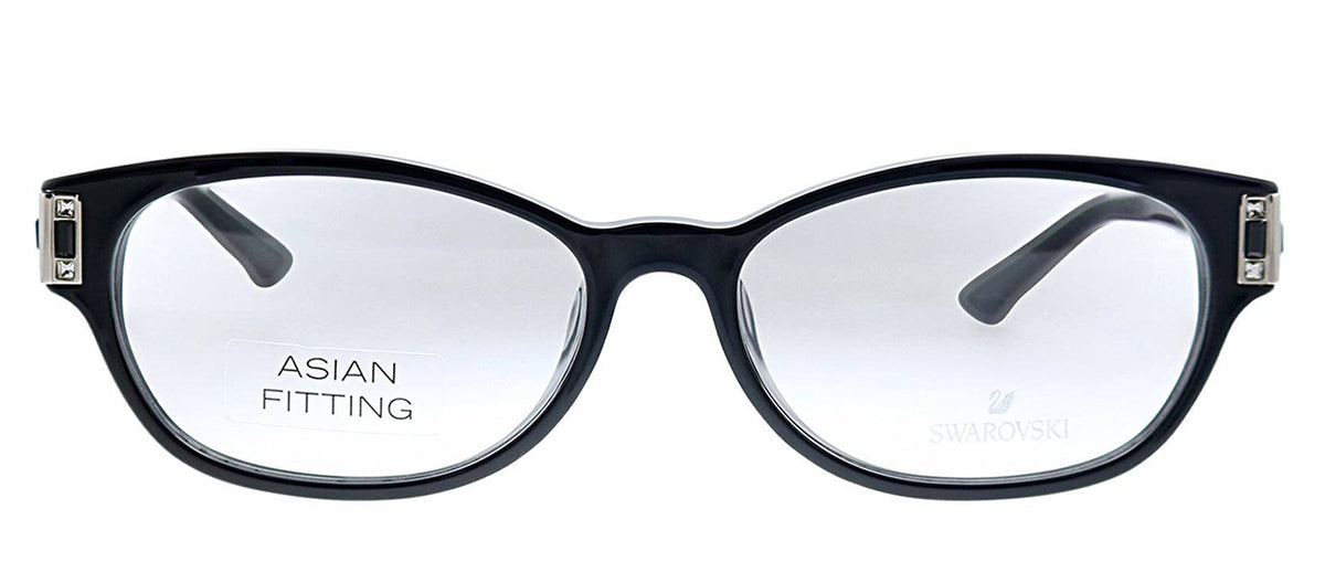 Swarovski SK 4111 Square Eyeglasses - Black