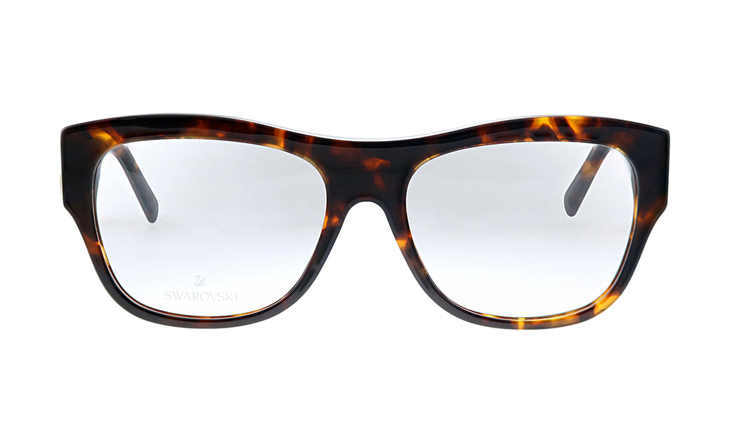 Swarovski SK 5213 Square Eyeglasses - Havana