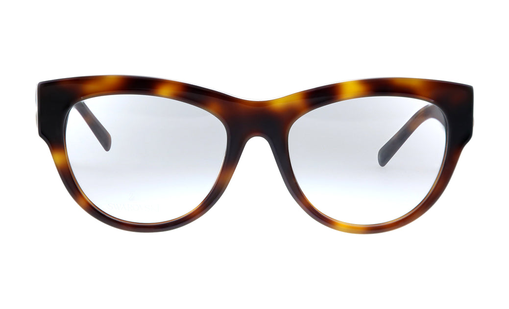 Swarovski SK 5214 Cat-Eye Eyeglasses - Havana
