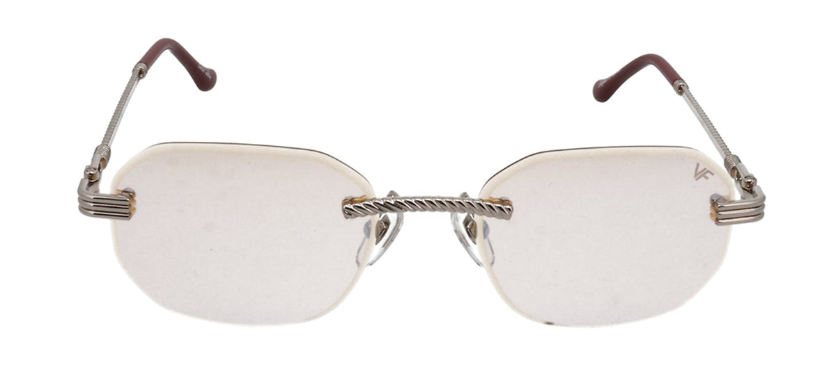 Vintage Frames Company VF HUSTLER DRILL MOUNT 0027 Rectangle Sunglasses - Gold