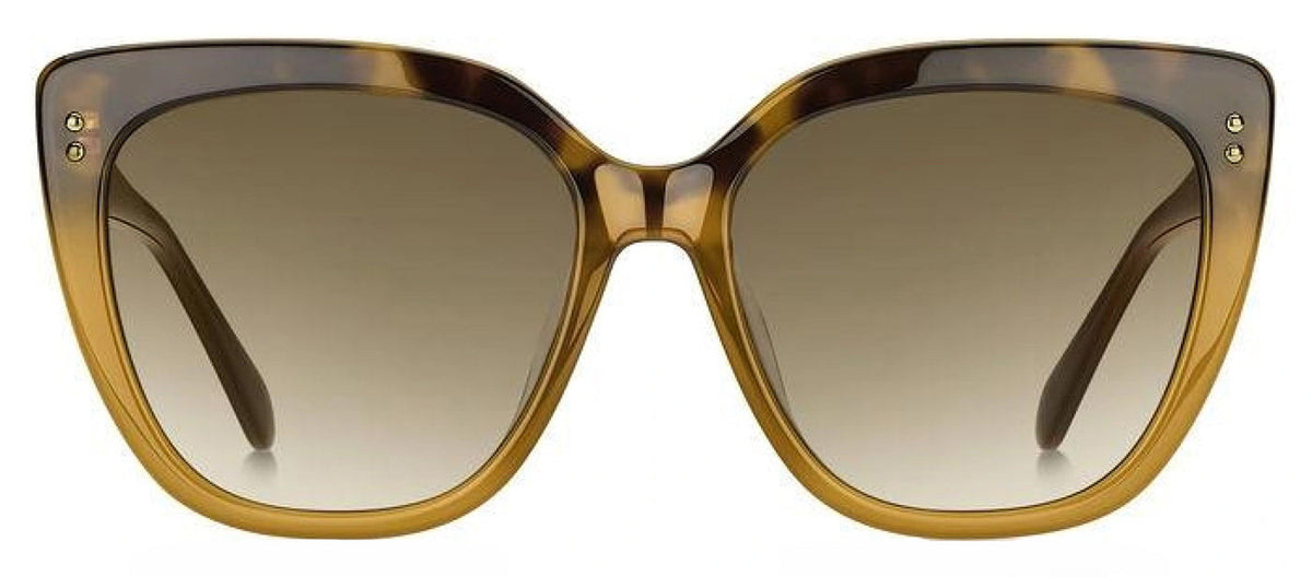 Kate Spade KIYANNAS 086 HA Cat Eye Sunglasses - Havana