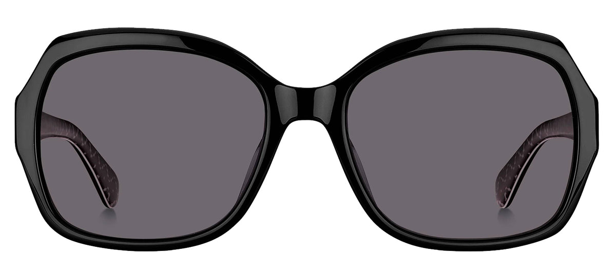 Kate Spade AMBERLYNN/S Rectangle Sunglasses - Black