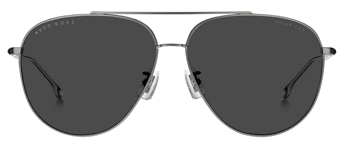 Boss BOSS 1296/F/S M9 0R80 Aviator Polarized Sunglasses - Ruthenium