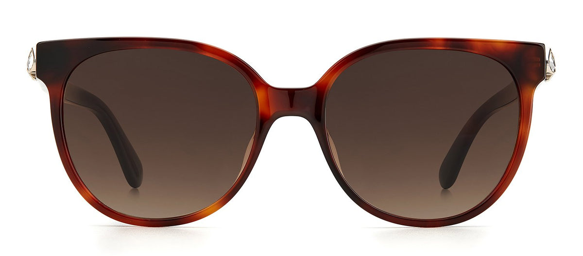 Kate Spade GERALYN/S HA 0086 Cat Eye Sunglasses - Havana