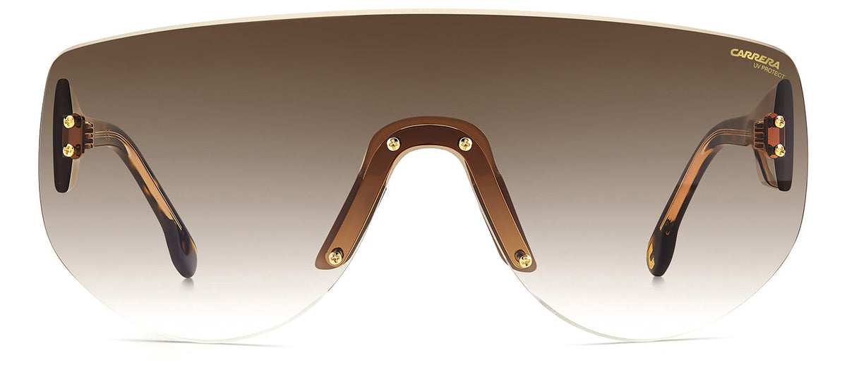 Carrera FLAGLAB 12 86 0086 Shield Sunglasses - Havana