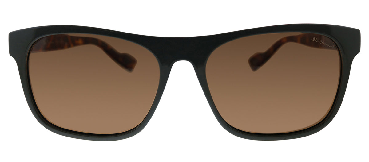 Ben Sherman HARRY M02 Wayfarer Sustainable Polarized Sunglasses - Green