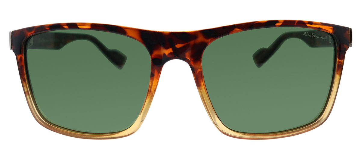Ben Sherman NOAH M04 Wayfarer Sustainable Polarized Sunglasses - Tortoise