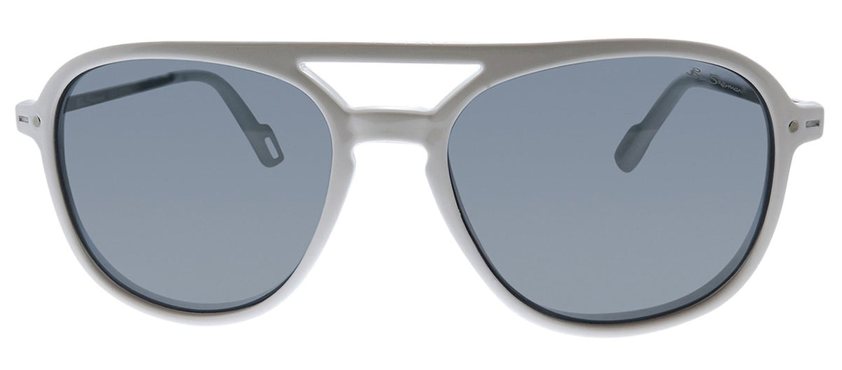 Ben Sherman REGGIE M04 Aviator Sustainable Polarized Sunglasses - White