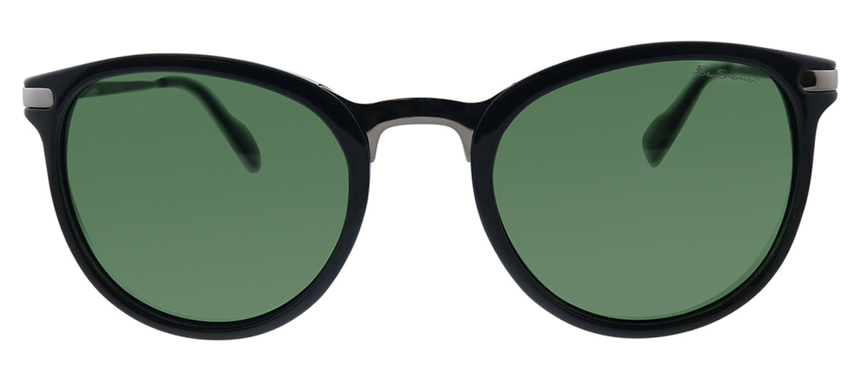 Ben Sherman HUGO M01 Round Sustainable Polarized Sunglasses - Black