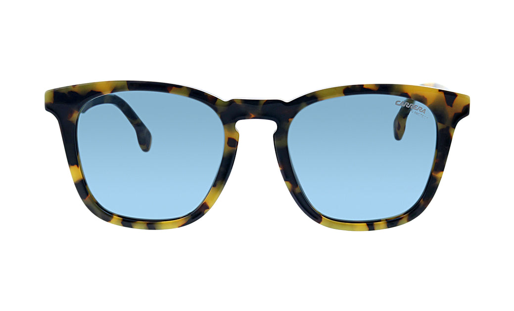 Carrera CA Car a143 Tortoise Plastic Square Sunglasses Green Lens - Tortoise