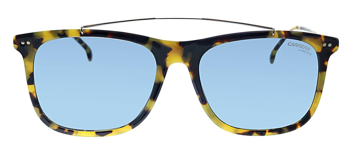 Carrera CA Car a150 Tortoise Plastic Rectangle Sunglasses Green Lens - Tortoise