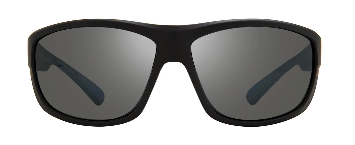 Revo RE 1092 01 GY Caper BL Wrap Polarized Sunglasses - Blue