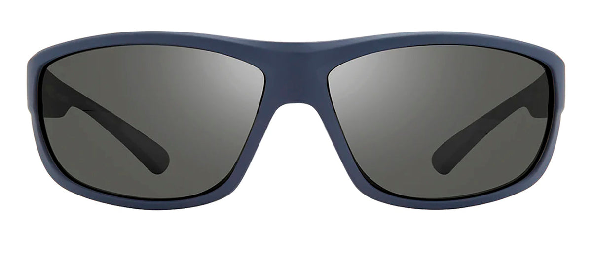 Revo CAPER RE 1092 05 GY Rectangle Polarized Sunglasses - Blue