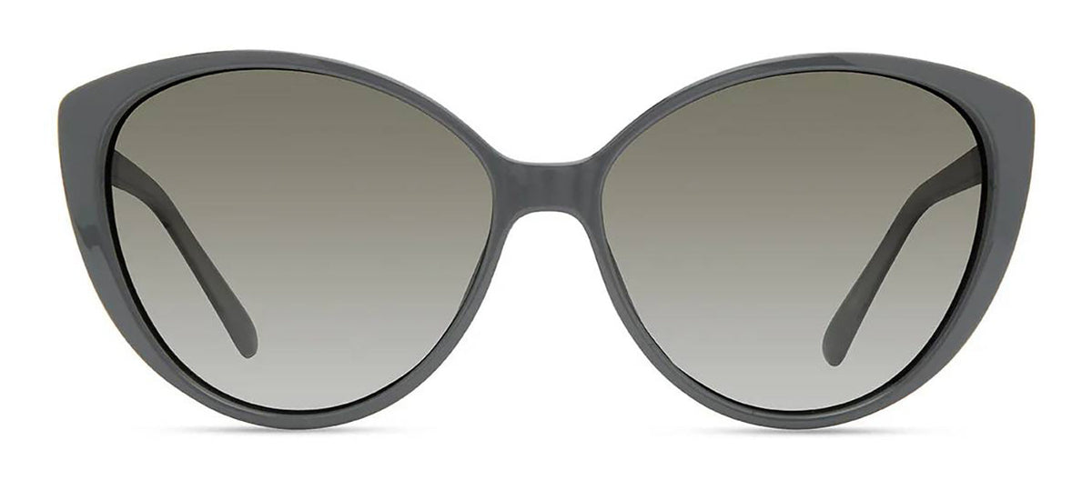 RZ by Rachel Zoe Adara GREY Cat Eye Polarized Sunglasses - Grey