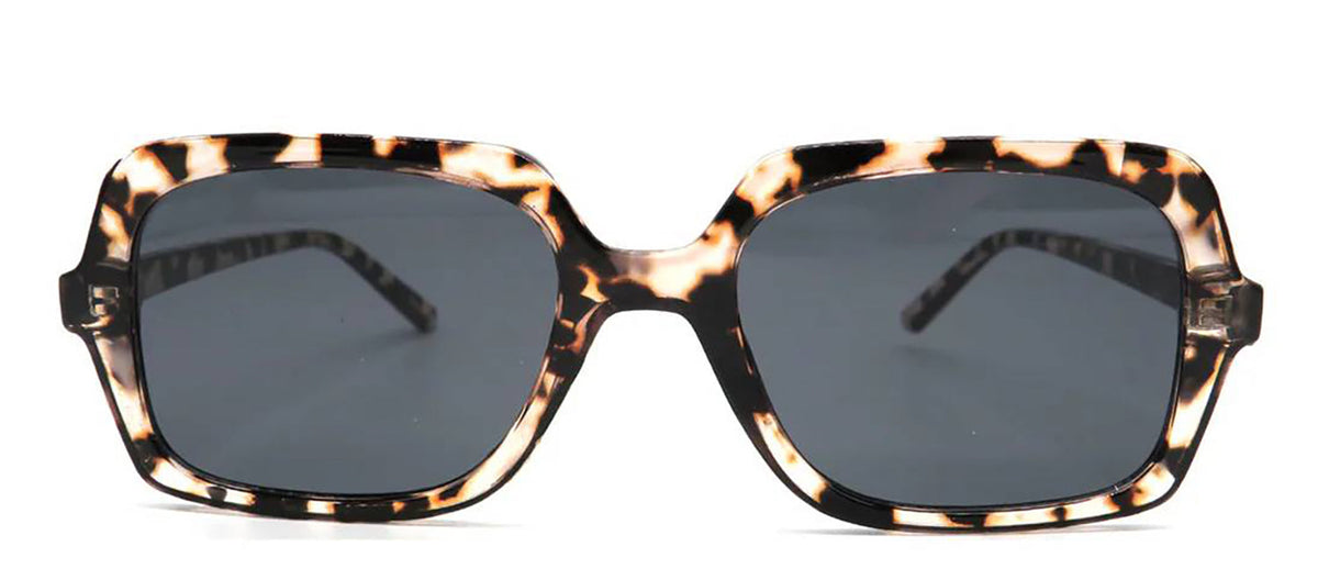 RZ by Rachel Zoe Sheridan LTRT Rectangle Sunglasses - Tokyo Tortoise