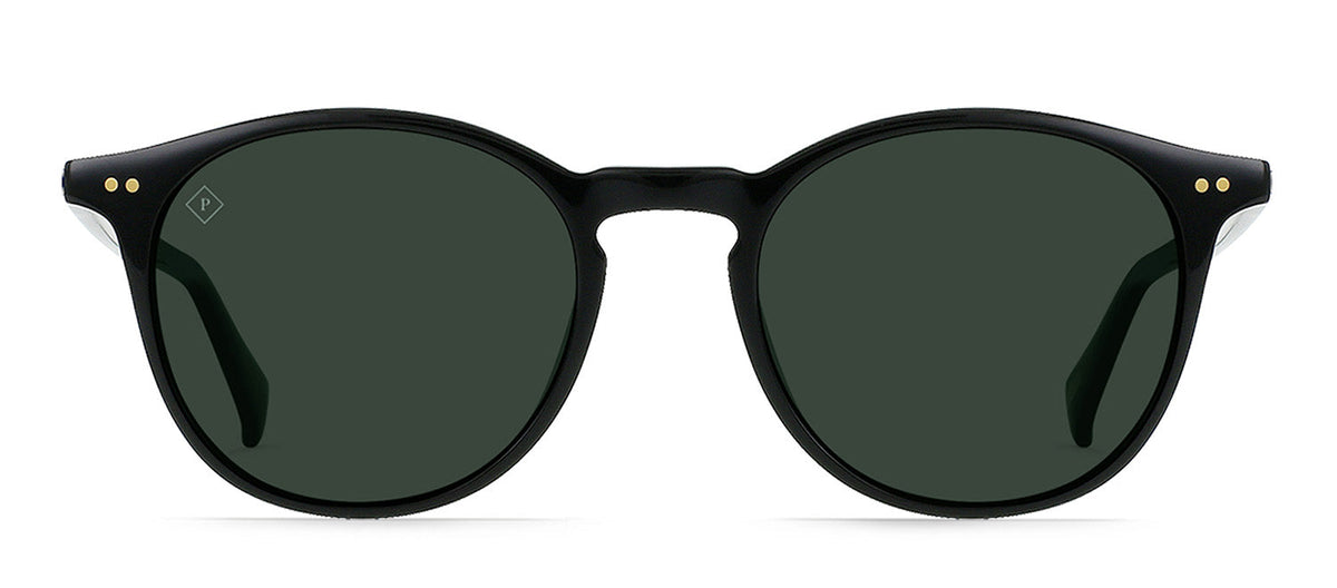RAEN BASQ S762 Round Polarized Sunglasses - Black