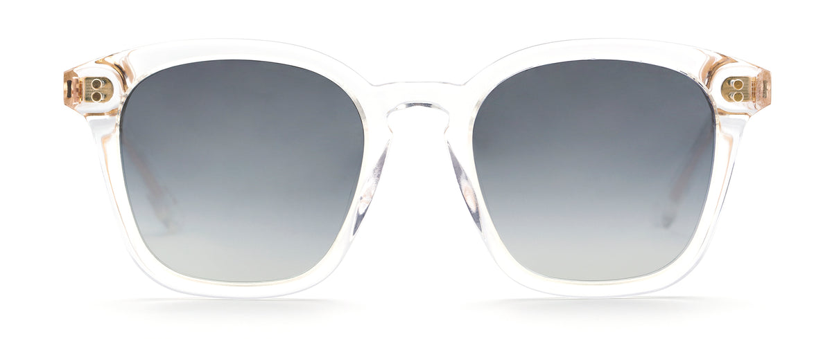 KREWE Prytania Square Sunglasses - Clear