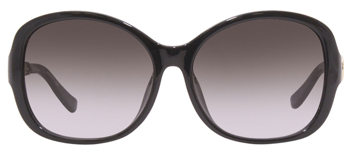 Ferragamo SF744SLA 001 Oval Sunglasses - Black