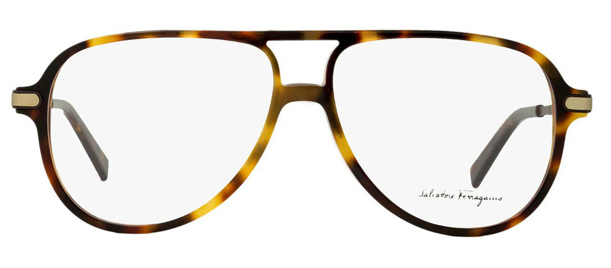 Ferragamo SF2855 214 Navigator Eyeglasses - Tortoise