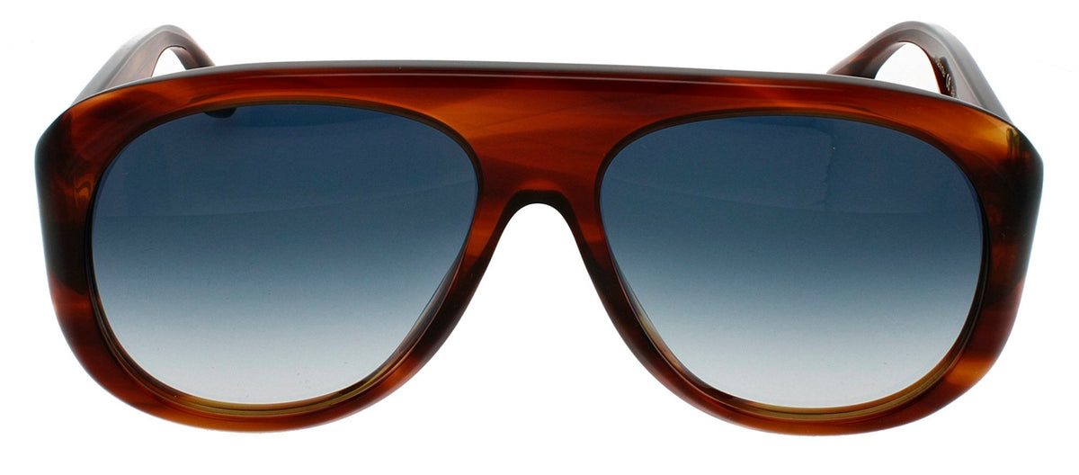 Victoria Beckham VB141S 223 Mask Sunglasses - Brown