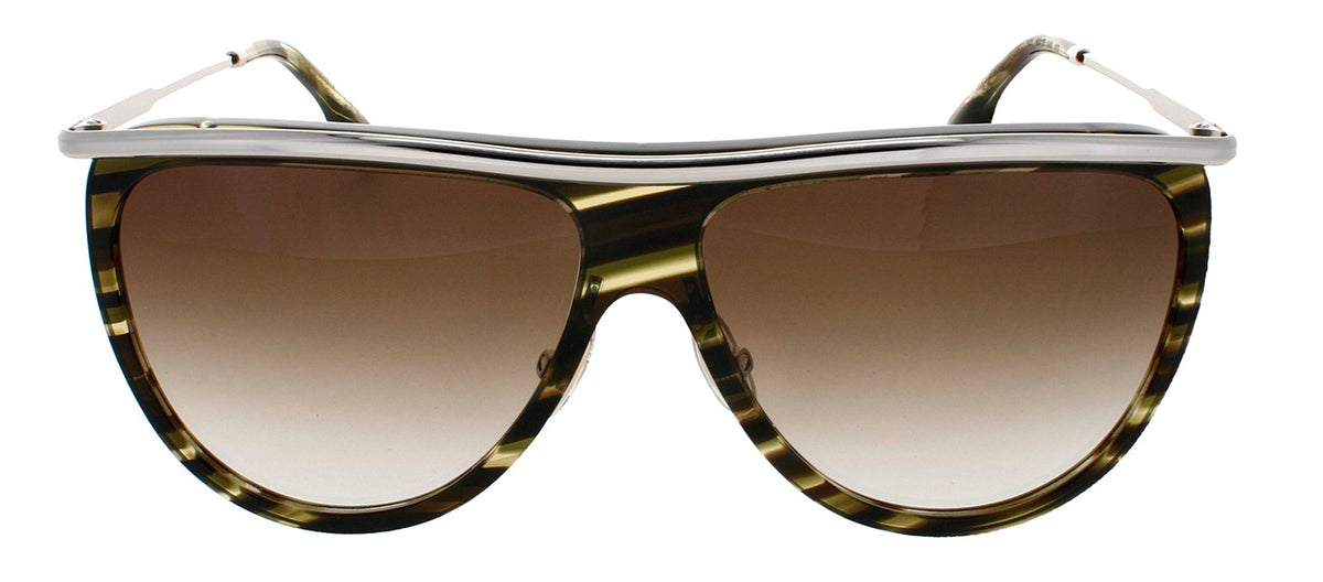 Victoria Beckham VB155S 303 Flattop Sunglasses - Brown