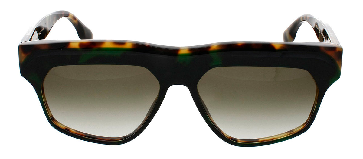 Victoria Beckham VB603S 307 Rectangle Sunglasses - Green