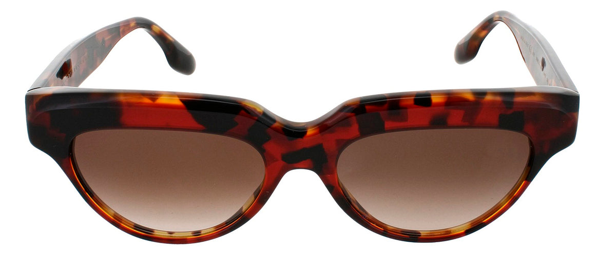 Victoria Beckham VB602S 616 Rectangle Sunglasses - Red