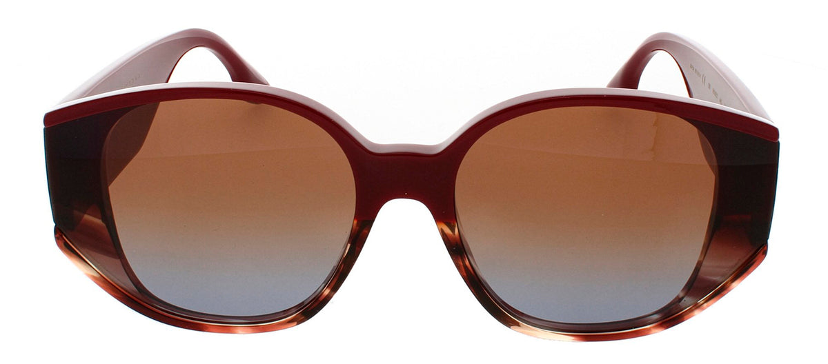 Victoria Beckham VB605S 605 Oval Sunglasses - Bordeaux