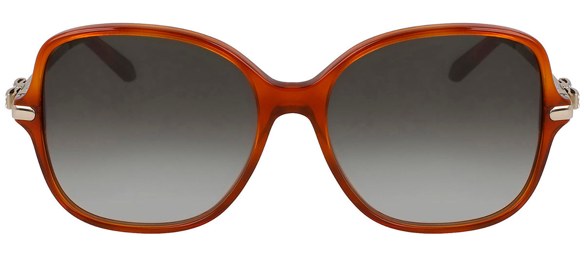 Ferragamo SF 990SR 214 Oversized Square Sunglasses - Brown