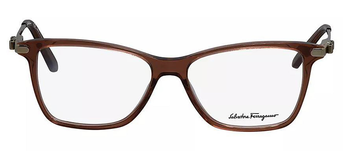 Ferragamo SF2872 251 Square Eyeglasses - Brown