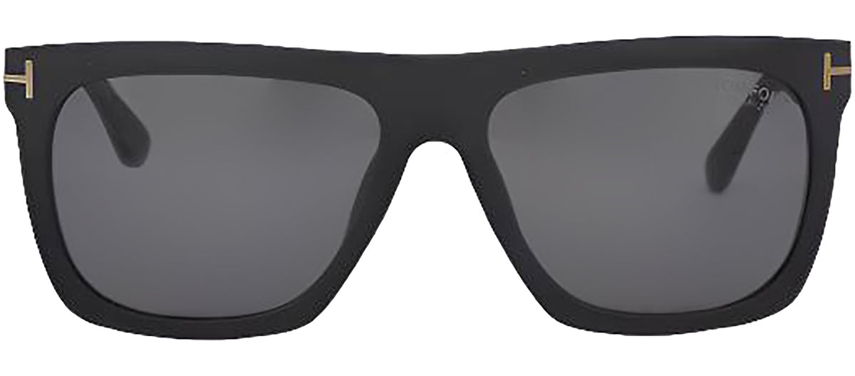 TOM FORD MORGAN 02D Flattop Polarized Sunglasses - Black