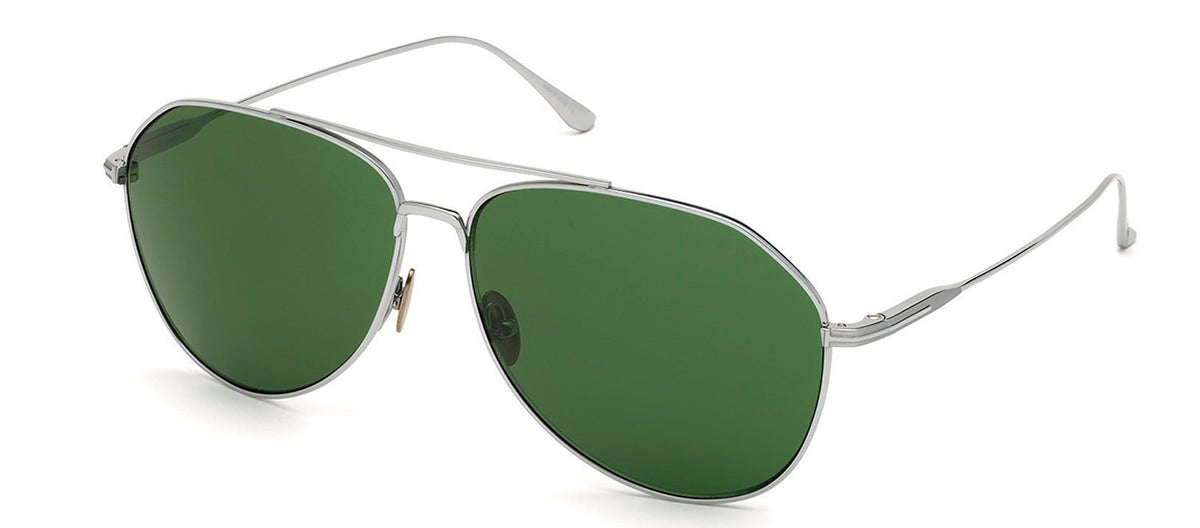 Tom Ford FT0748 52N Pilot Sunglasses - Silver