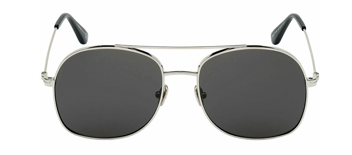 Tom Ford FT0758 DELILAH W 16A Navigator Sunglasses - Silver