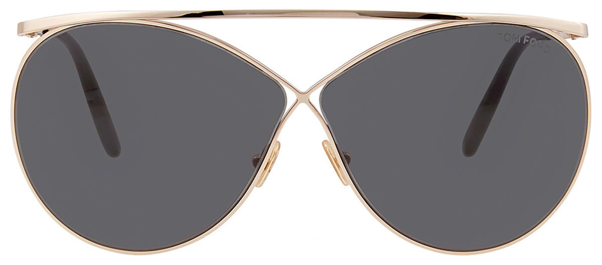 Tom Ford STEVIE W FT0761 Geometric Sunglasses - Gold