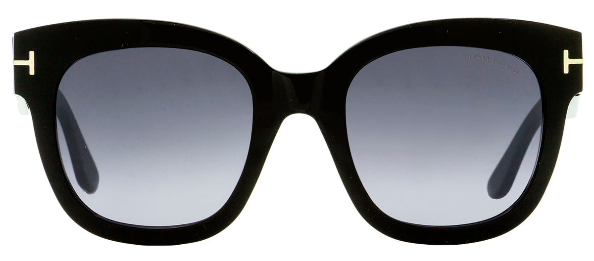 TOM FORD BEATRIX-02 01D Butterfly Polarized Sunglasses - Black