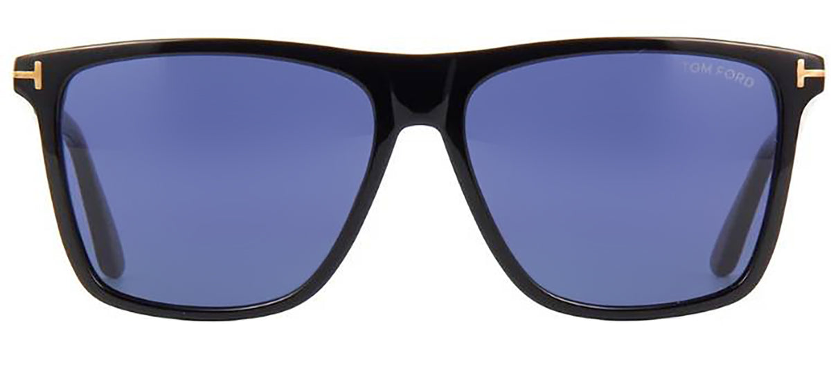 TOM FORD FLETCHER 01V Flattop Sunglasses - Black