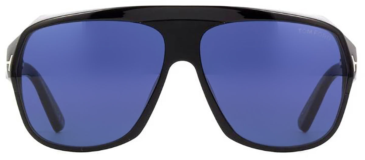 TOM FORD HAWKINGS 01V Flattop Sunglasses - Black