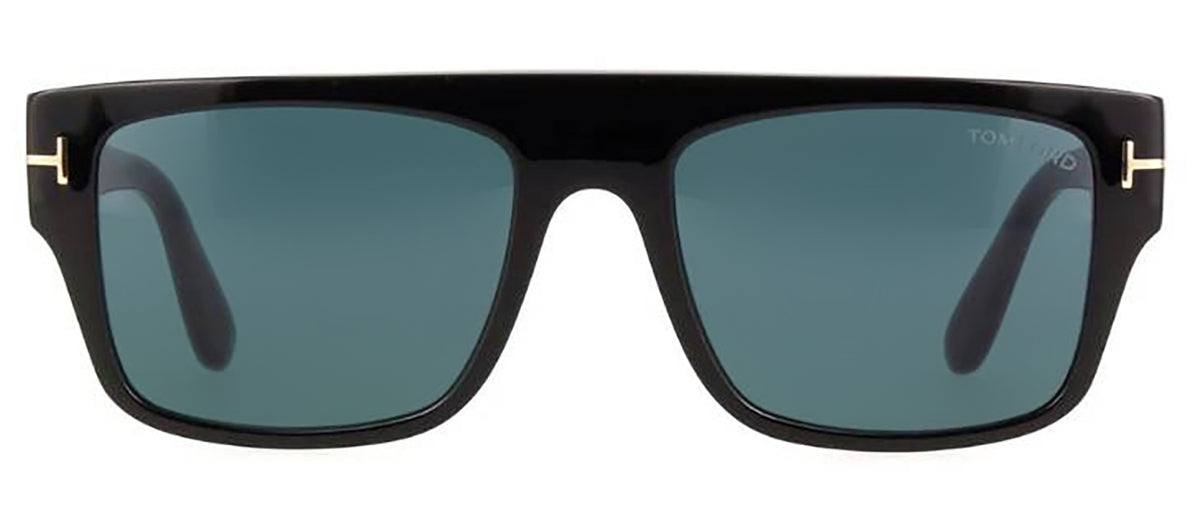 TOM FORD DUNNING 01V Rectangle Sunglasses - Black