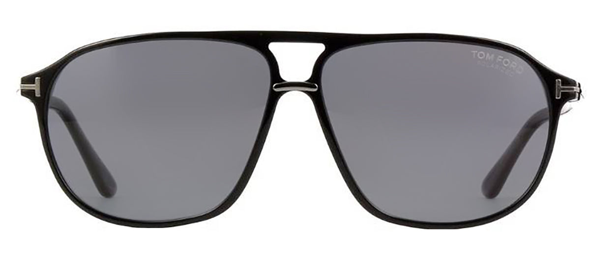 TOM FORD BRUCE 01D Navigator Polarized Sunglasses - Black