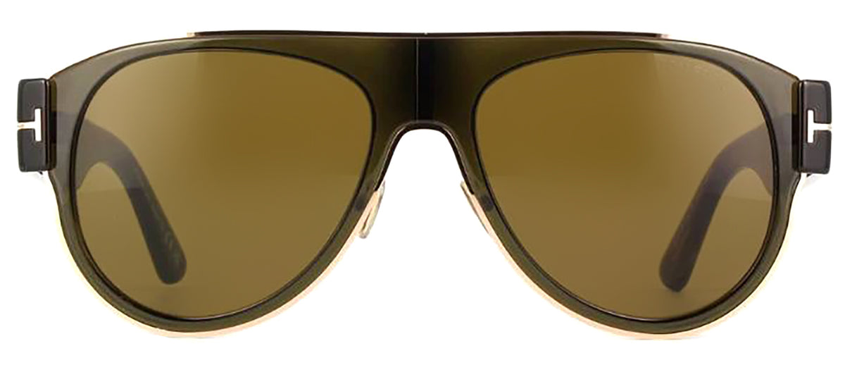 TOM FORD LYLE-02 51J Aviator Sunglasses - Green