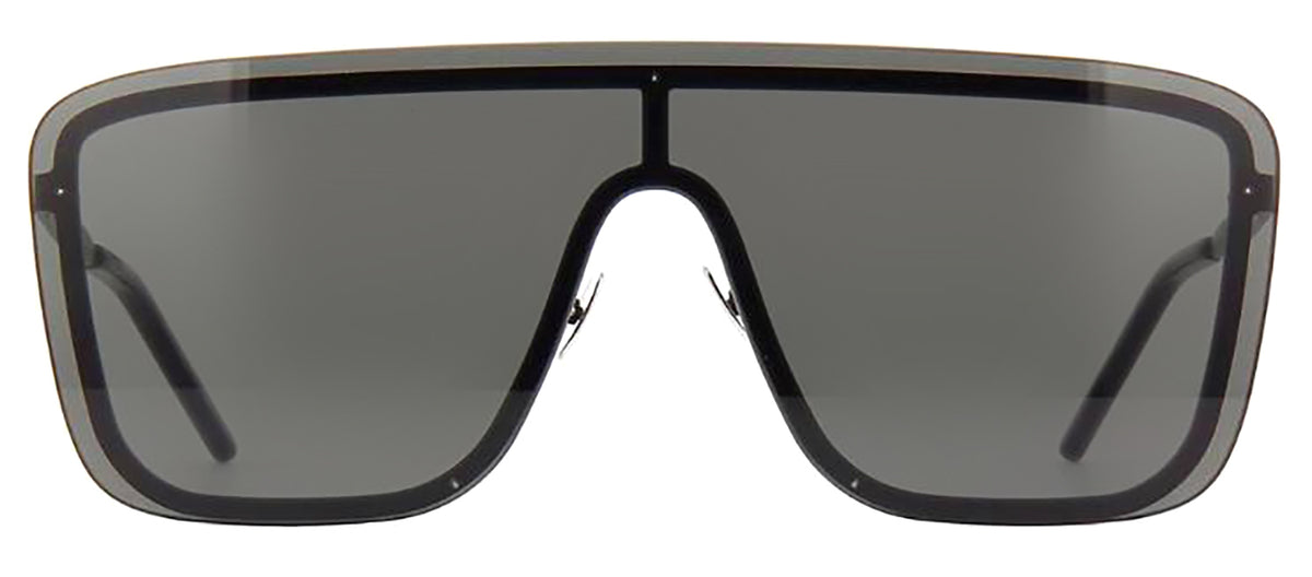 Saint Laurent MASK SL364 002 Shield Sunglasses - Black