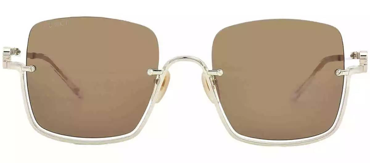 GUCCI GG1279S 002 Square Sunglasses - Gold