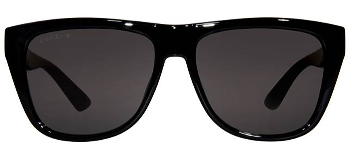GUCCI GG1345S 002 Flattop Polarized Sunglasses - Black