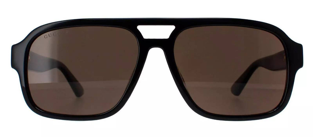 GUCCI GG1342S 002 Navigator Polarized Sunglasses - Black