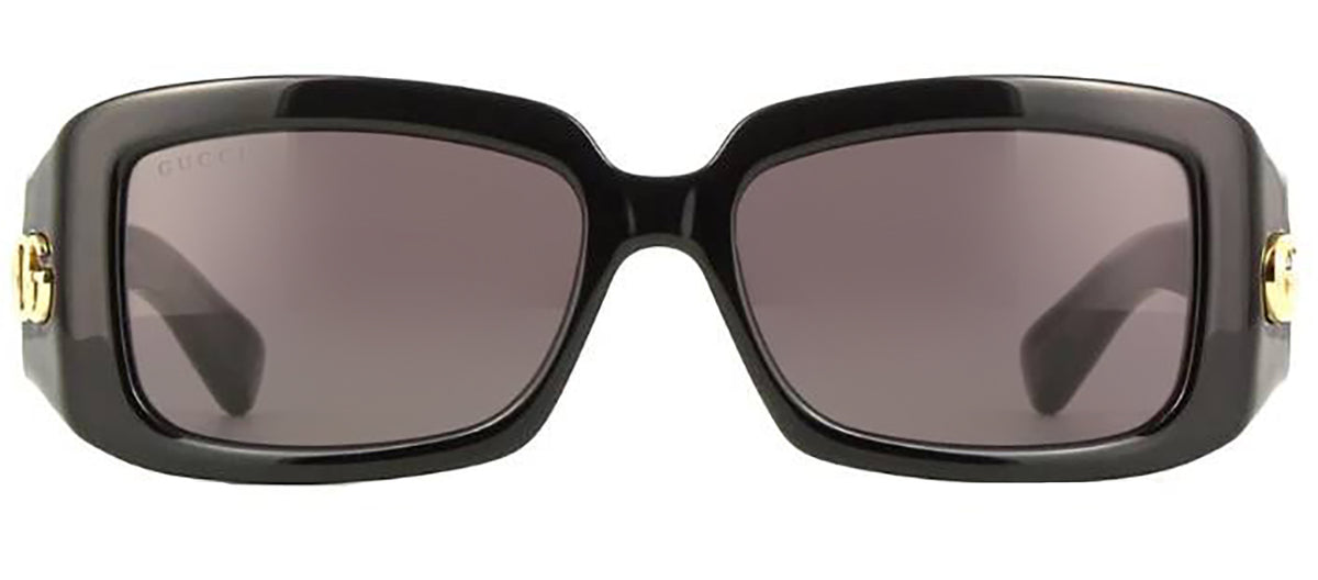 GUCCI GG1403S 001 Rectangle Sunglasses - Black