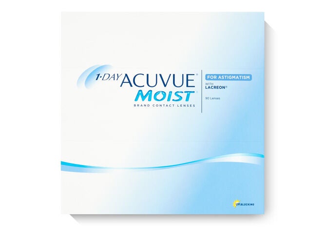 ACUVUE 1-Day Moist For Astigmatism 90 Pack Contact Lenses