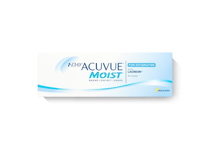 ACUVUE 1-Day Moist For Astigmatism 30 Pack Contact Lenses