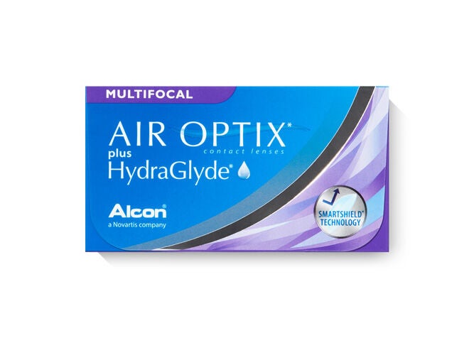 Air Optix Plus HydraGlyde Multifocal 6 Pack Contact Lenses