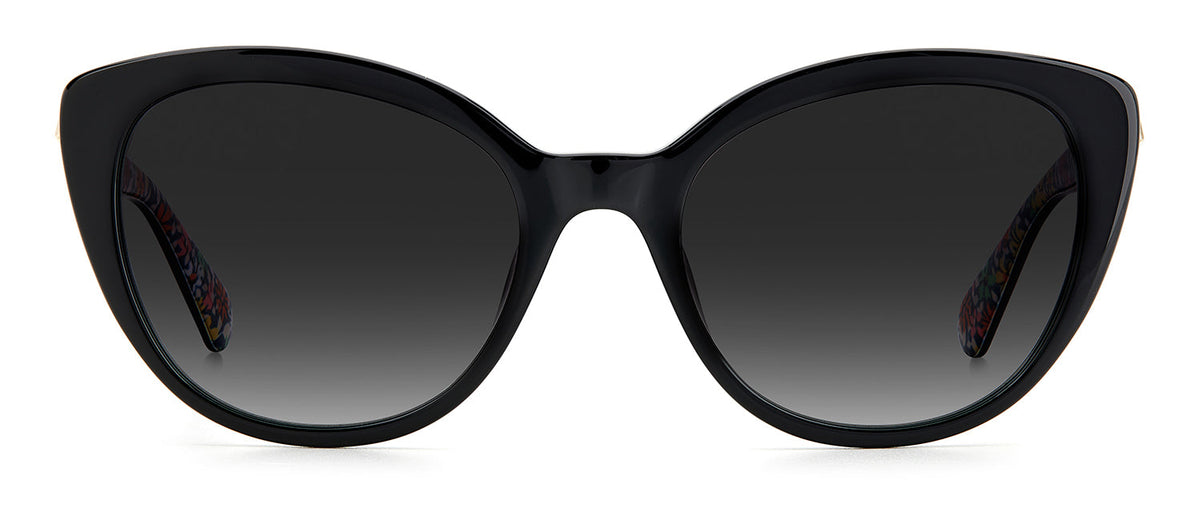 Kate Spade AMBERLEE/S WJ 0807 Cat Eye Polarized Sunglasses - Black